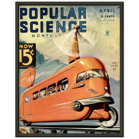 April 1935 Popular Science Cover Print