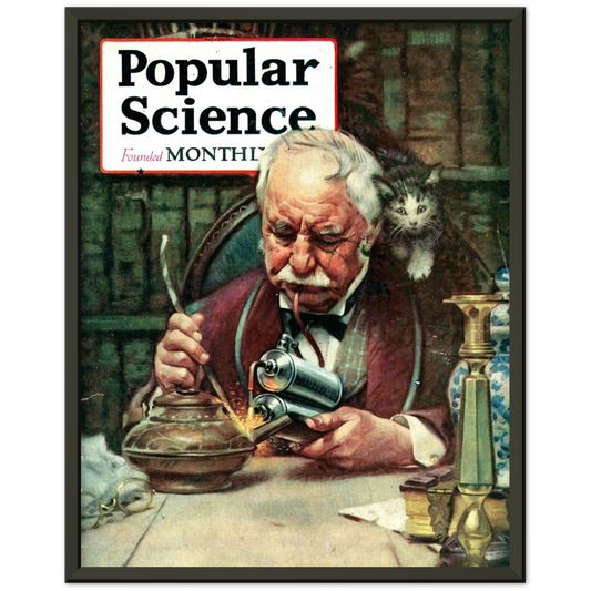 April 1921 Popular Science Cover Print