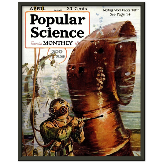 April 1919 Popular Science Cover Print
