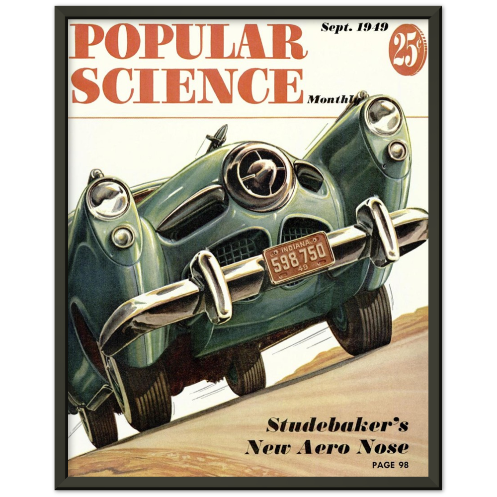 September 1949 Popular Science Cover Print