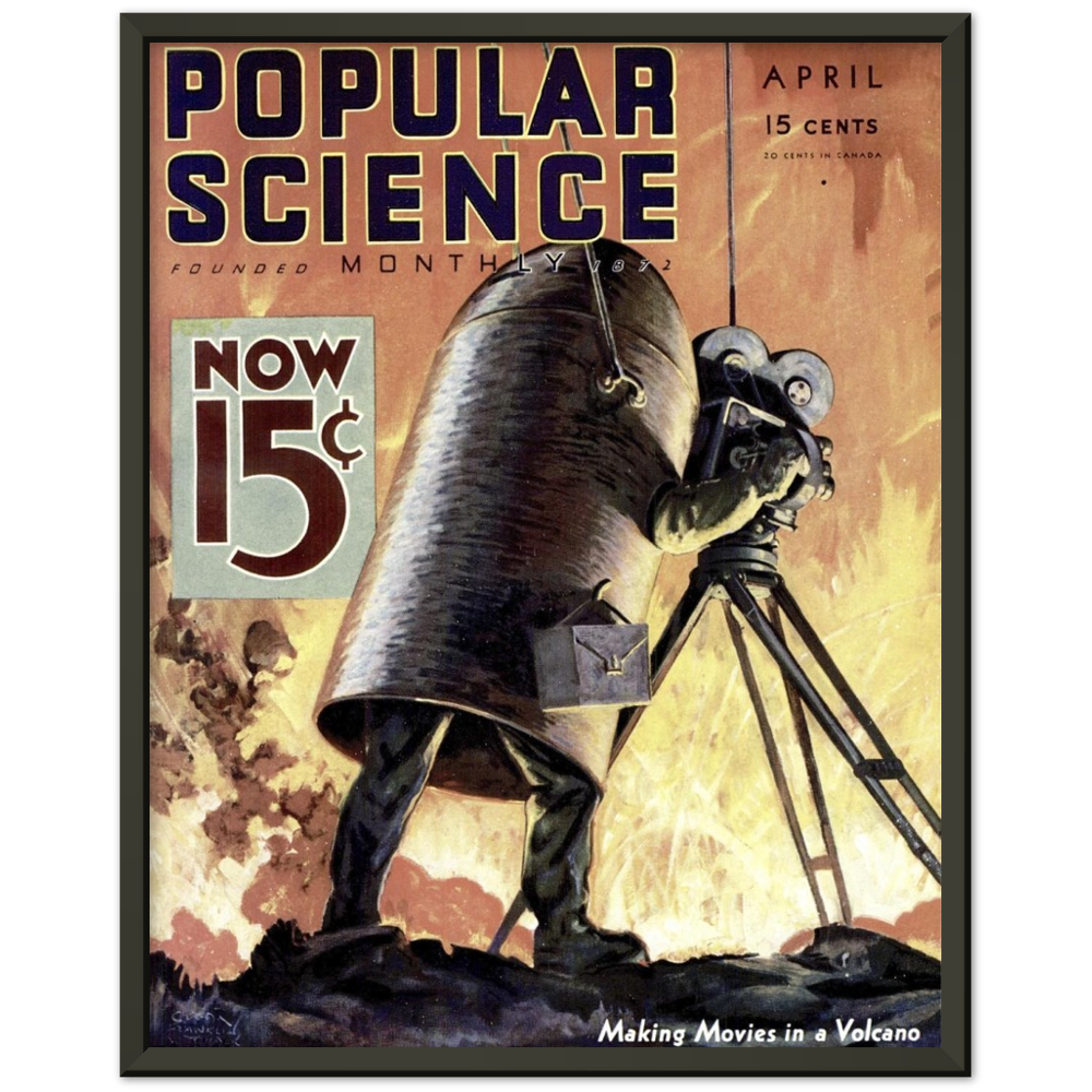 April 1933 Popular Science Cover Print