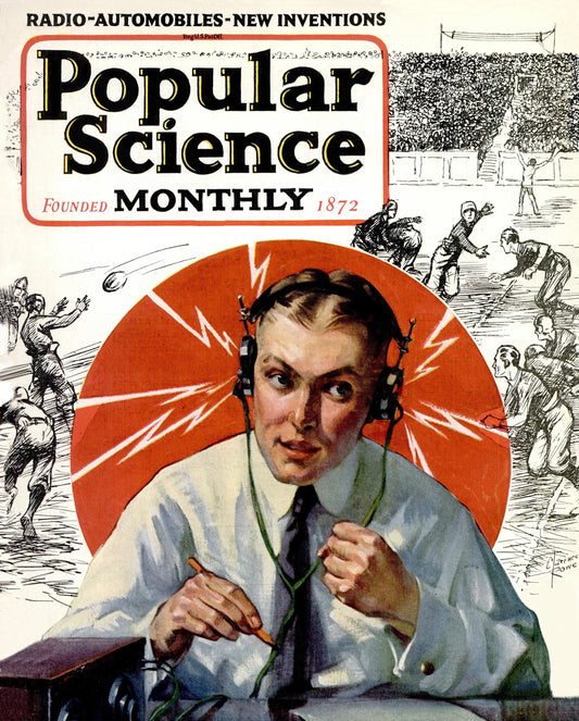 November 1922 Popular Science Cover Print