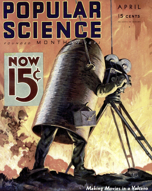 April 1933 Popular Science Cover Print