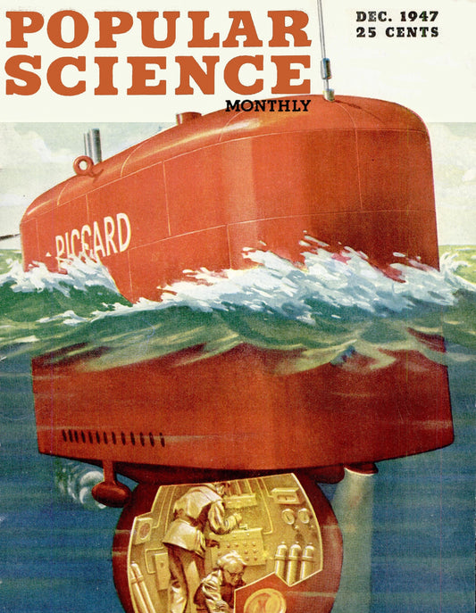 December 1947 Popular Science Cover Print