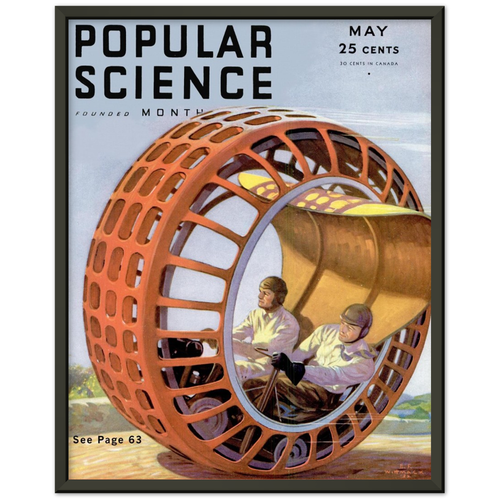 May 1932 Popular Science Cover Print