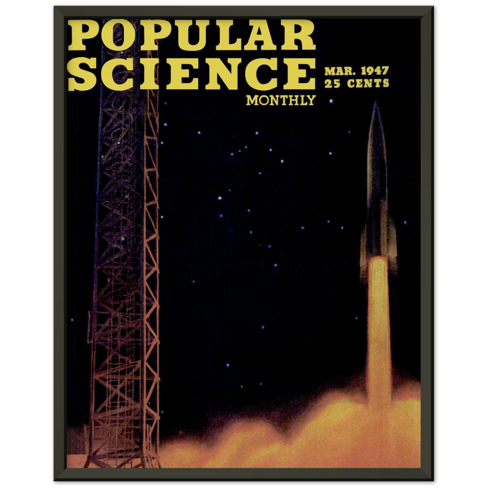 March 1947 Popular Science Cover Print