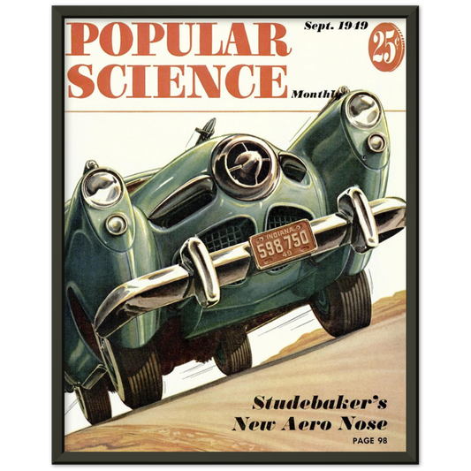 September 1949 Popular Science Cover Print