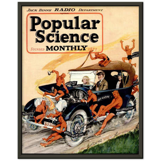 October 1922 Popular Science Cover Print